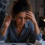 sigaret en spanning rookdrang en stress laserostop stoppen met roken
