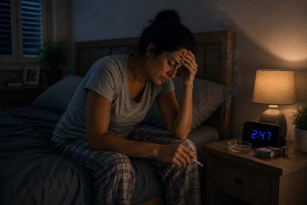 Cigarette et sommeil laserostop arreter de fumer sevrage tabagique stop tabac laser anti tabac